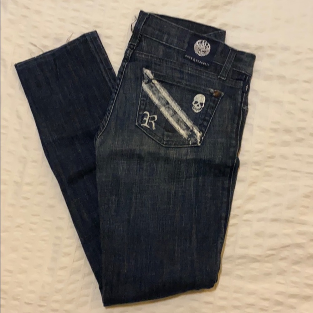 Rock & Republic jeans 26 Skull